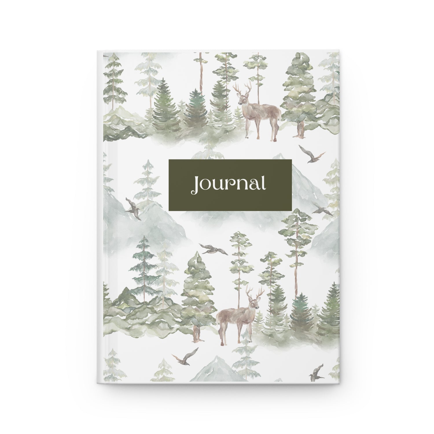 Hardcover Deer Journal in a Matte