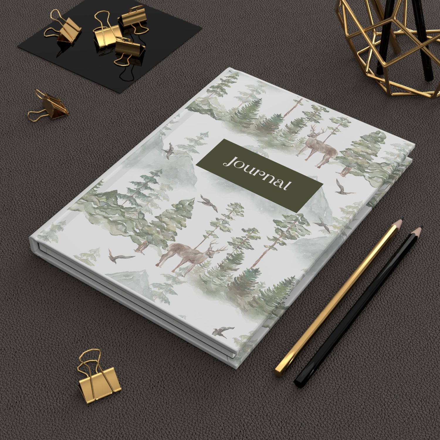 Hardcover Deer Journal in a Matte