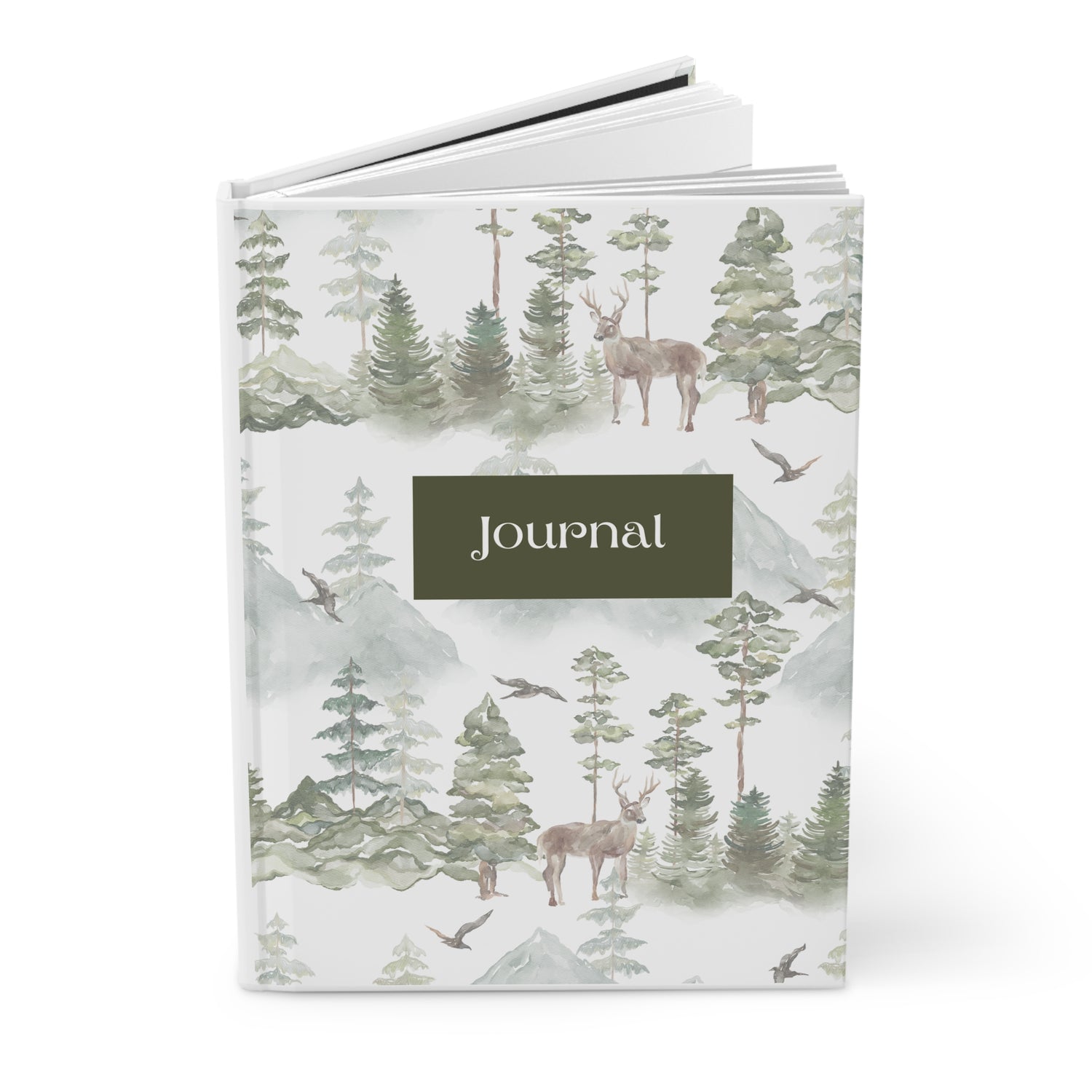 Hardcover Deer Journal in a Matte